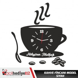 Kahve Fincanı Model Saat 